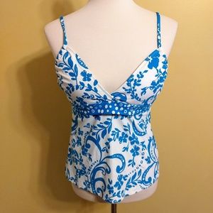 Athena tankini swim top EUC sz 14 *A